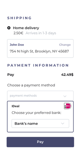 iDEAL Checkout