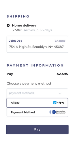 Alipay Checkout